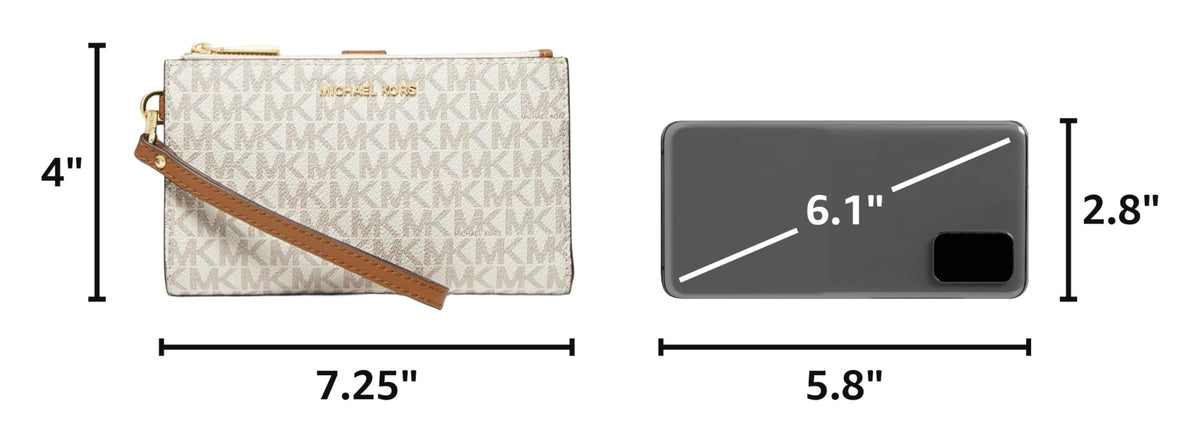 Michael Kors Women’s Jet Set Double Zip Wristlet