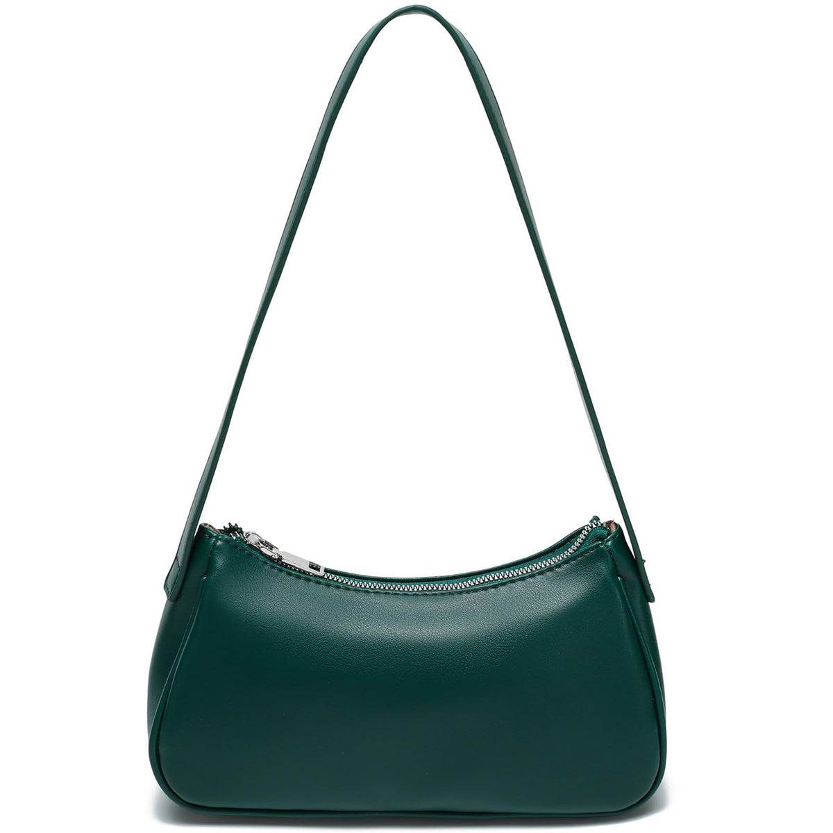 Small Shoulder Bag for Women Cute Mini Purse Trendy Vegan Leather Y2k Crescent Handbag