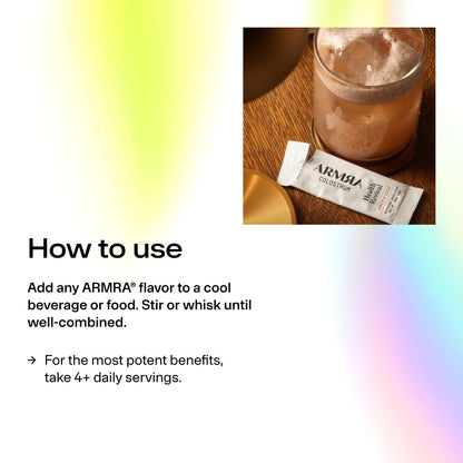ARMRA Colostrum™ Powder | Blood Orange | Gut Health &amp; Bloating | Skin &amp; Hair | Immunity | Keto, Gluten &amp; Fat-Free | 30 Servings