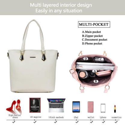 2E-youth Designer Purses and Handbags for Women Satchel Shoulder Bag Tote Top Handle Bag