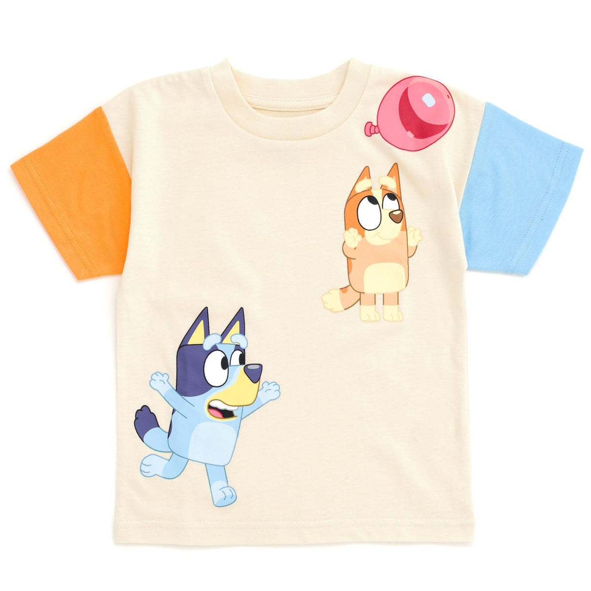 Bluey 3-Piece Kids Outfit Set - T-Shirt, Shorts &amp; Baseball Cap for Toddlers to Big Kids