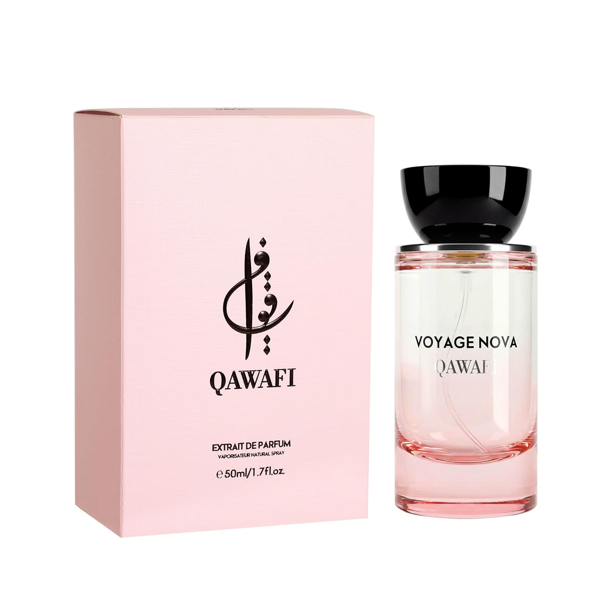 Voyage Nova Eau de Parfum for Women, Lychee Bergamot Ginger, Rose Peony Cocoa Blossom, Elegant Patchouli, Long Lasting Spring Fall Perfume, 100ml &amp; 3.4 fl oz