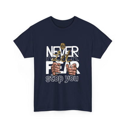 Never Give Up Heavy Cotton Tee