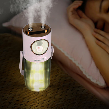 HOMEFISH New Arrival 300ml Humidifier 2000mah Battery Operation Air Humidifier For Bedroom