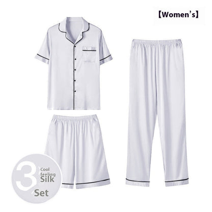 Ice Silk Home Wear Suit Men&