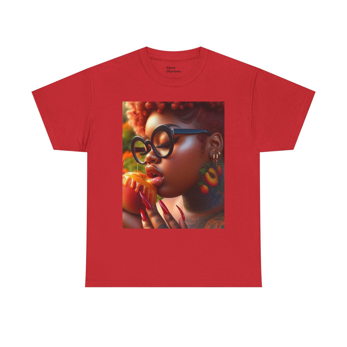 “Georgia Peach” Cotton Graphic Tee