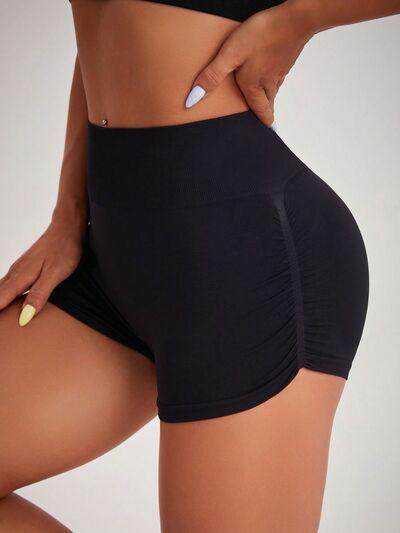 High Waist Active Shorts for Comfortable Workout Wear