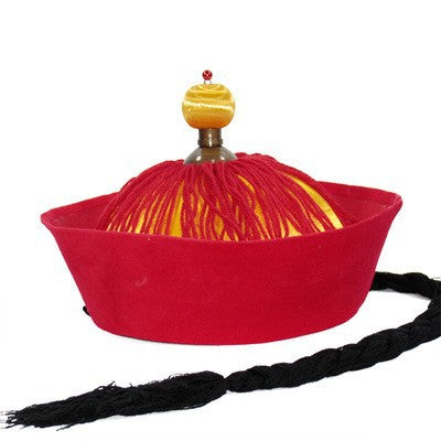 Black Dance Table Performance Hat Emperor Qianlong Hat