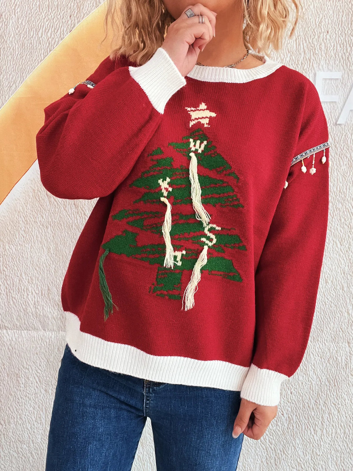 Christmas Tree Long Sleeve Sweater