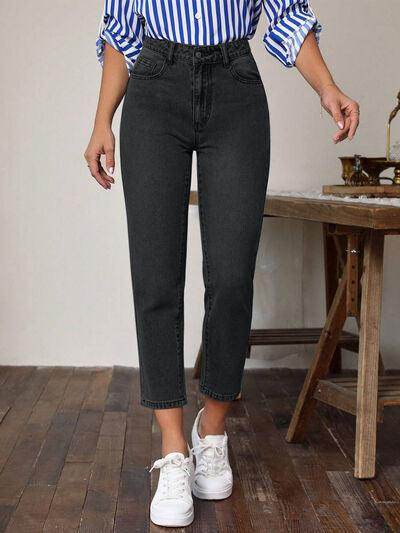 High Waist Jeans with Pockets for Women Stylish Fit