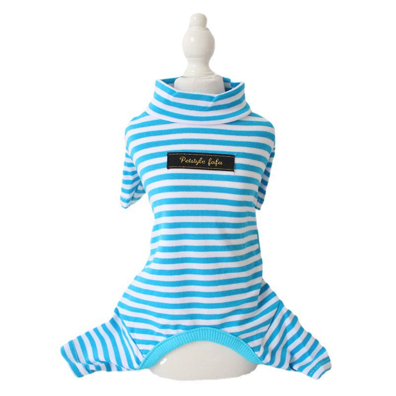 Cotton Eight-color Striped Pet Leggings