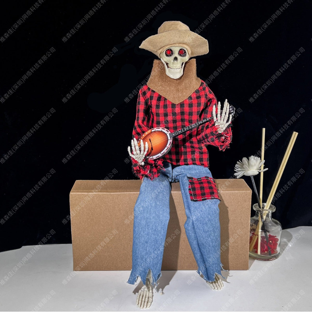 Halloween Glowing Skeleton Decoration Ornament