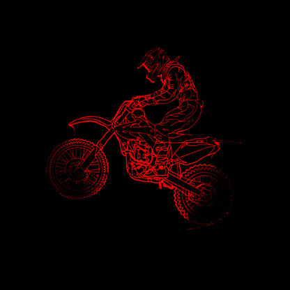 New Style 3D Motorcycle LED Lamp with Touch Remote