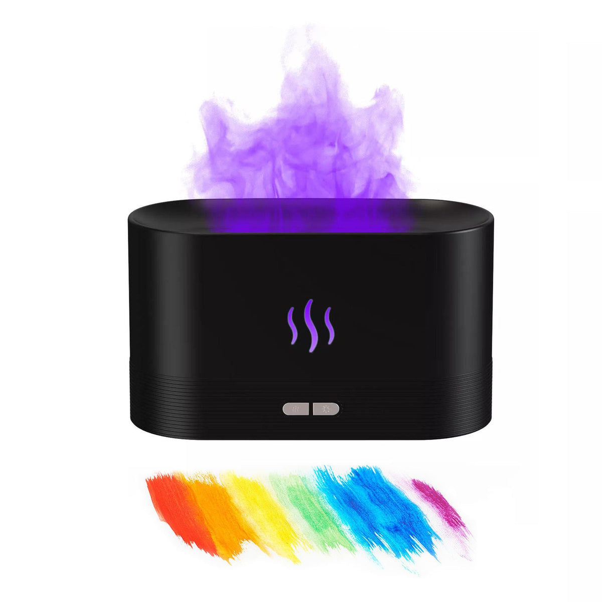 Best Selling USB Ultrasonic Flame Humidifier Led RGB Colorful Essential Oil Fire Flame Aroma Diffuser