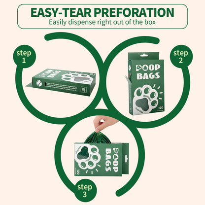 Handle Dog Waste Bag EPI Vest Poop Picking Bags Degradable Cat Litter Bag