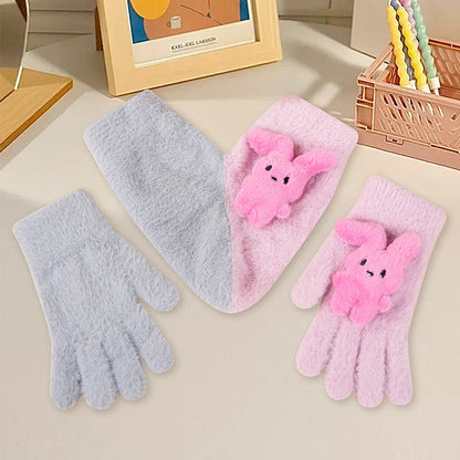 Fleece-lined, Windproof, Cute Cartoon Couple&
