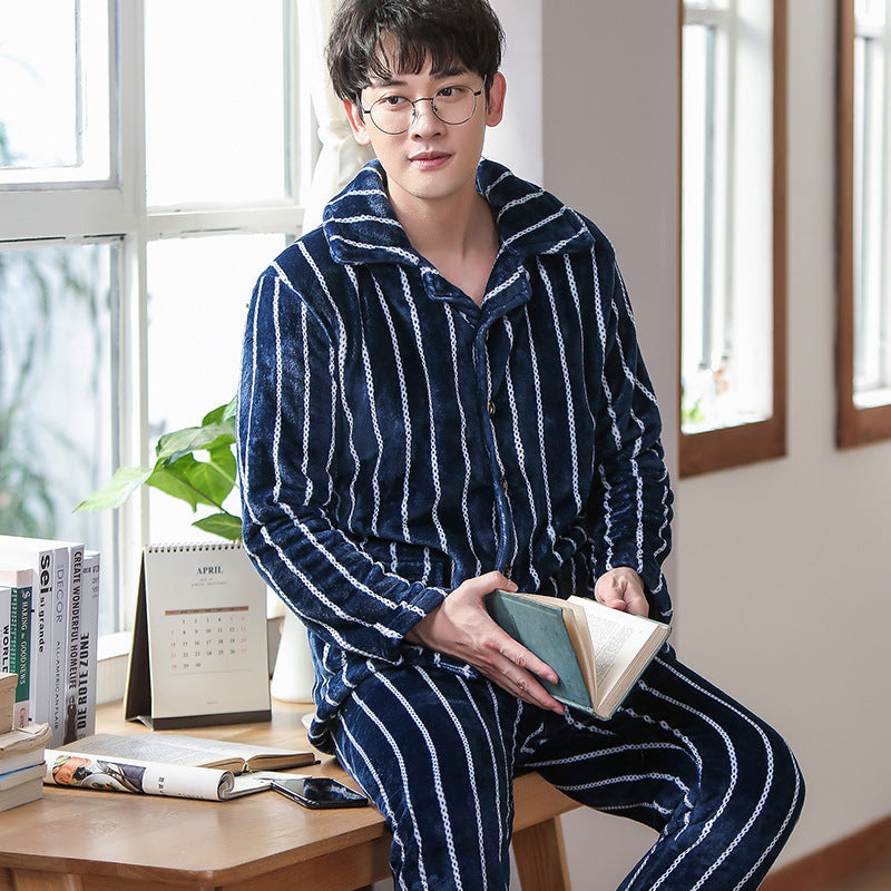 Flannel warm and thickened men&