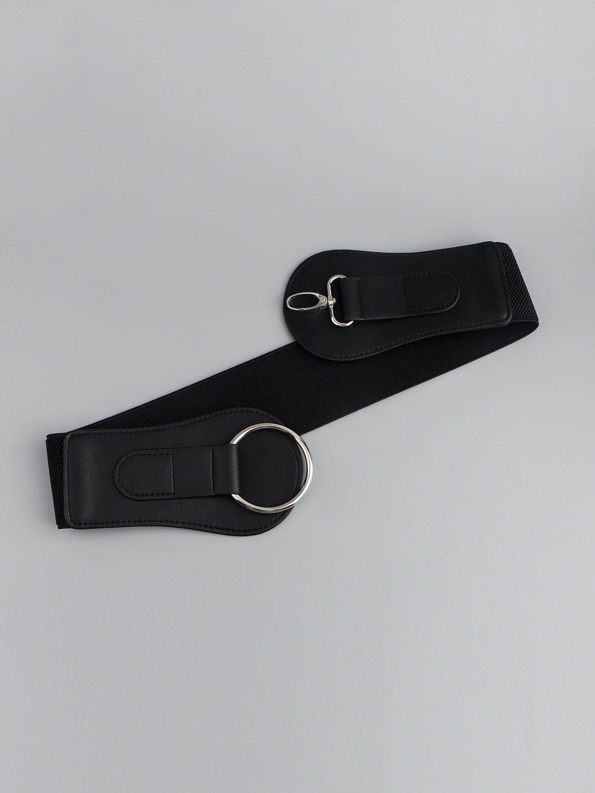 PU Elastic Wide Belt for Comfortable Fashion Fit