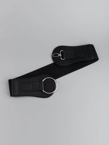 PU Elastic Wide Belt for Comfortable Fashion Fit