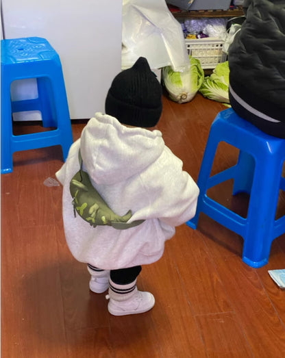 Cartoon Cute Green Lizard Bag Chameleon Children&