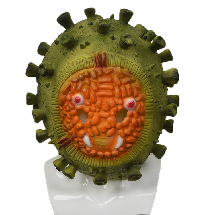Halloween virus latex headgear
