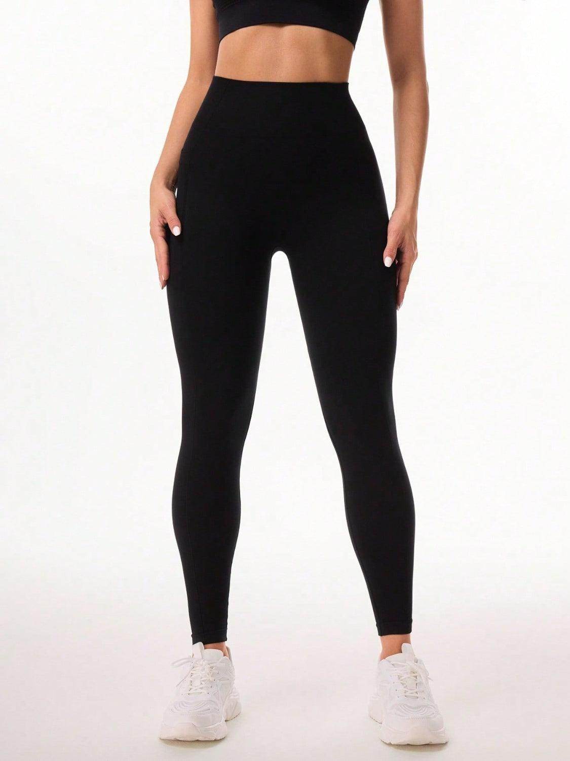 Pocketed High Waist Active Leggings for Comfort and Style