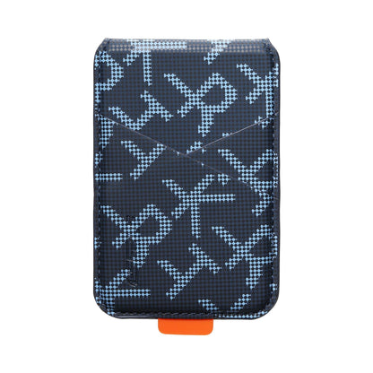 Unisex Portable ID Card Holder With Letter Patterns