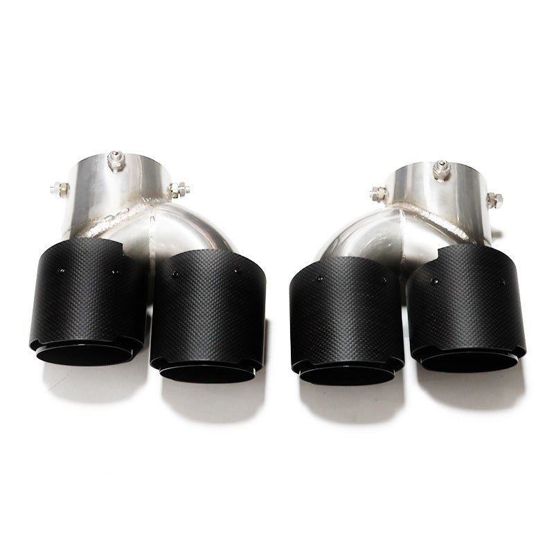Car Modification Stainless Steel Carbon Fiber Exhaust Pipe