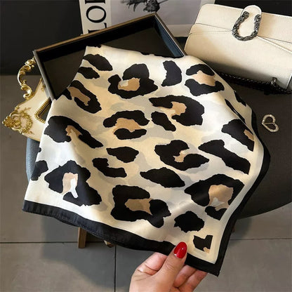 Square Scarf Womens Fashionable Small Neckerchief 70cm