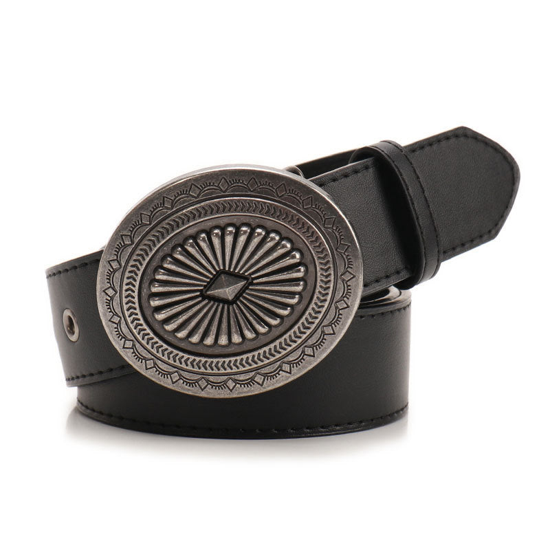 Retro Gem Black Belt Women&