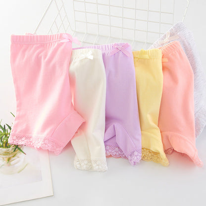 Safety Pants Summer Anti-exposure Medium And Large Children Baby Girls&