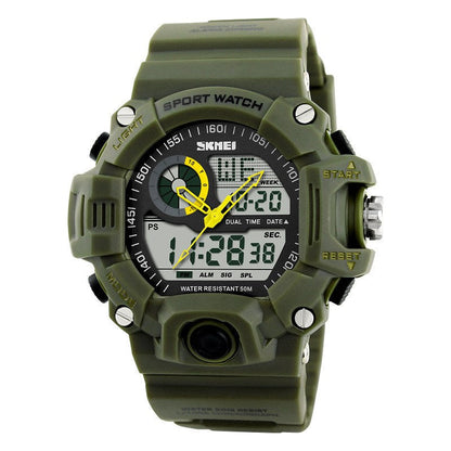 Sport Famous Watch for Men Military Army Watch With Led Digital Display Analog Shock and Alarm clock and Night Mode