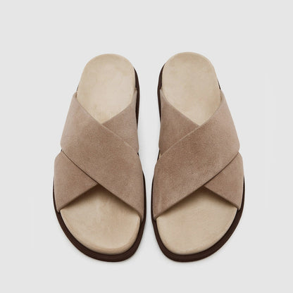 Mens Breathable Thick-soled Beach Flip-flops