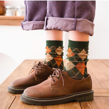 AutumnWinter Diamond-Patterned Women&