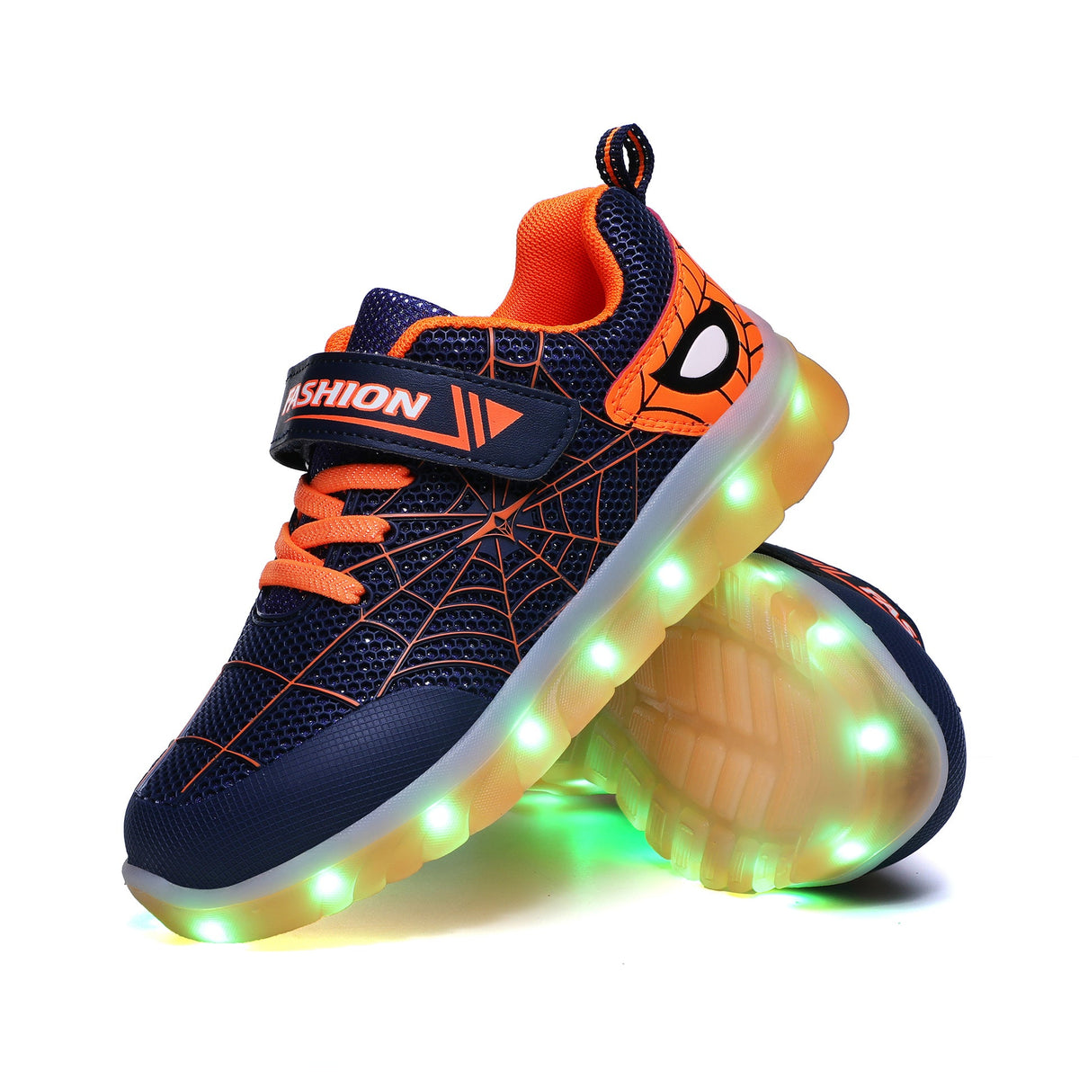 Size 26-37 Kids Led USB Recharge Glowing Shoes Children&