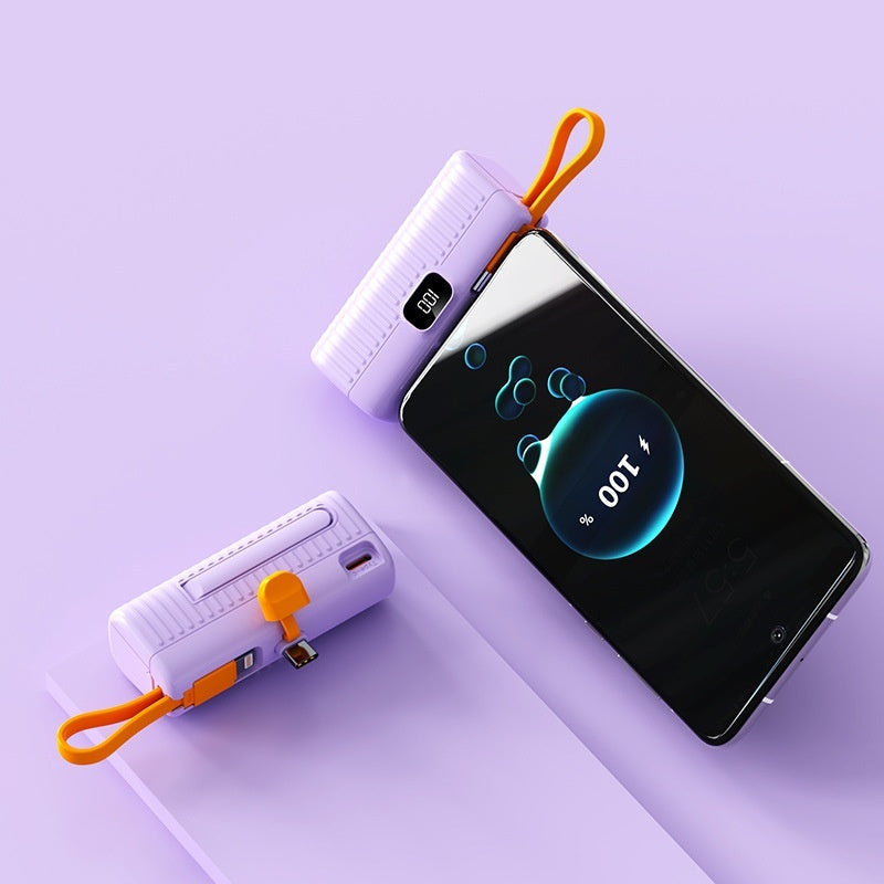 Compact Portable Capsule Power Bank