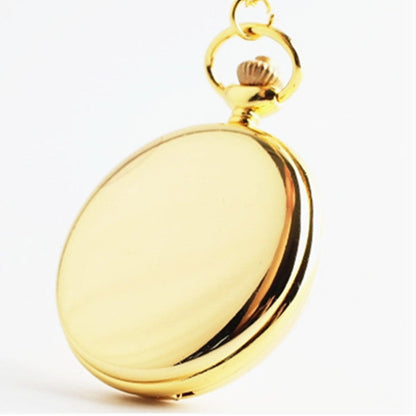 Glossy Pocket Vintage Quartz Flip Pocket Watch