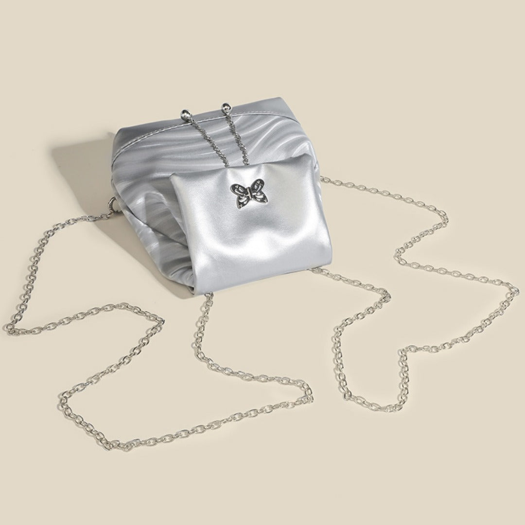 Mini chain backpack, bag women&
