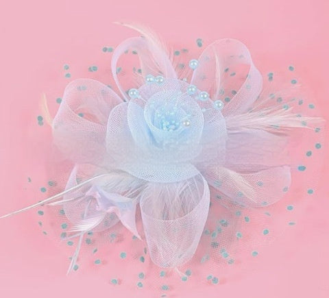 Headwear Bridal Hair Accessories Mesh Billycock Headband