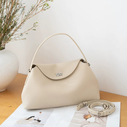 Genuine Leather Commuter Versatile Single-shoulder Women&