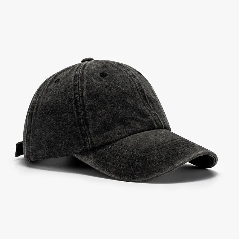 Washed Curved-Brim Baseball Cap