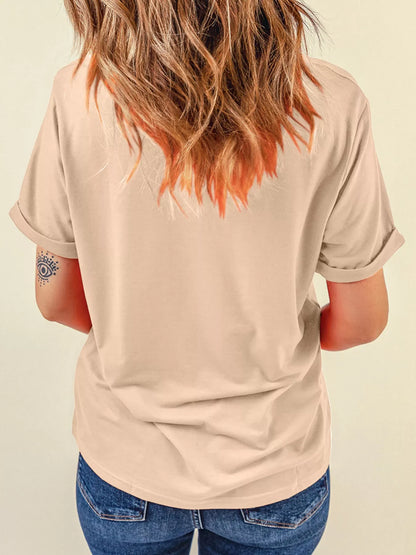 Flying Mallard Sequin Patched Short Sleeve Tee