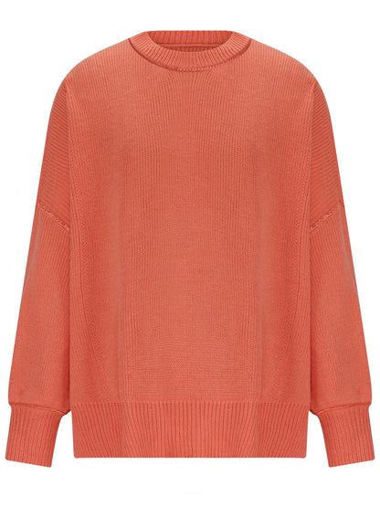 Round Neck Long Sleeve Sweater