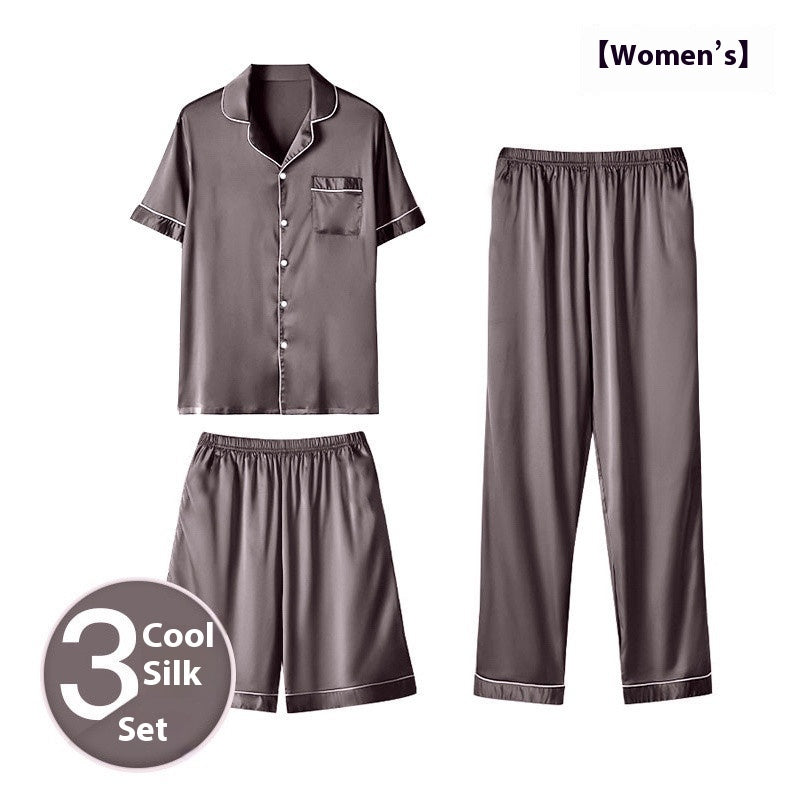 Ice Silk Home Wear Suit Men&