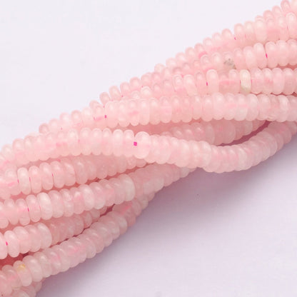 6mm x 2mm Thin Rondelle Natural Gemstone Bead Strand Finding | WA-3118 ~ WA-3127