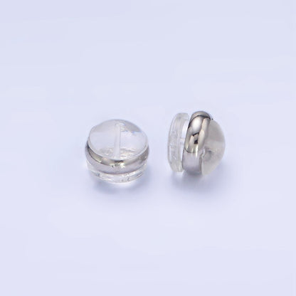 6mm Rubber Backings Earrings Findings By Bag | Z735