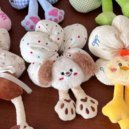 Printed Animal Shaped Hair Scrunchy