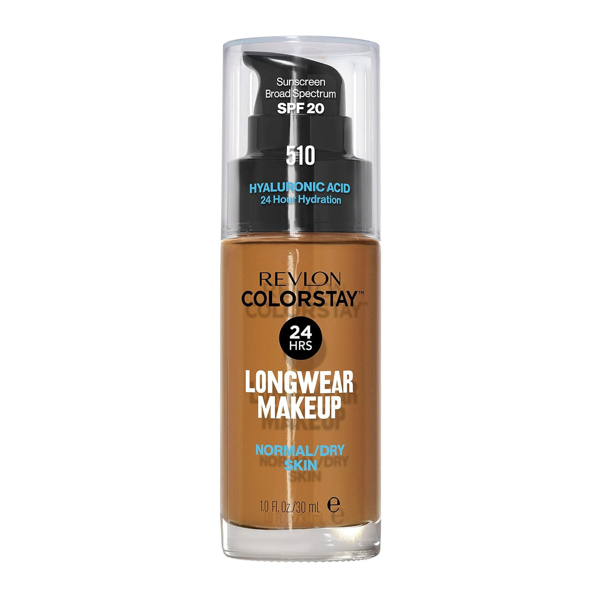 Revlon Liquid Foundation, ColorStay Face Makeup for Normal &amp; Dry Skin, SPF 20, Longwear Medium-Full Coverage with Natural Finish, 240 Medium Beige, 1 Fl Oz