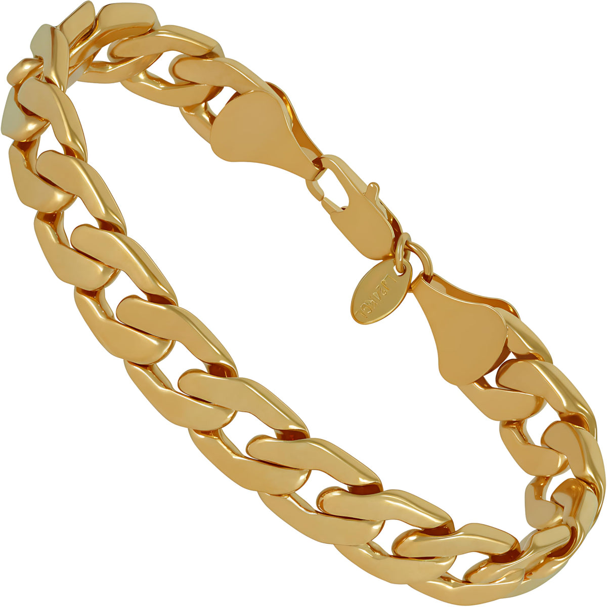 Premium 18K Gold-Plated Cuban Link Bracelet – Luxury Stainless Steel | Waterproof &amp; Tarnish Resistant