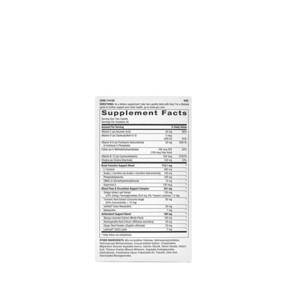 GNC Preventive Nutrition Brain Health Formula, 60 Caplets